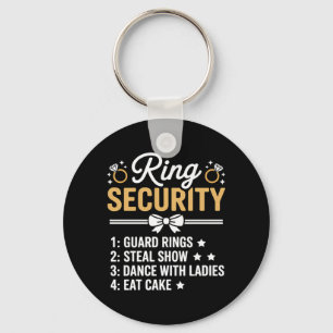 Ring-Sicherheits-Hochzeitsfeier Lustiger Ringträge Schlüsselanhänger