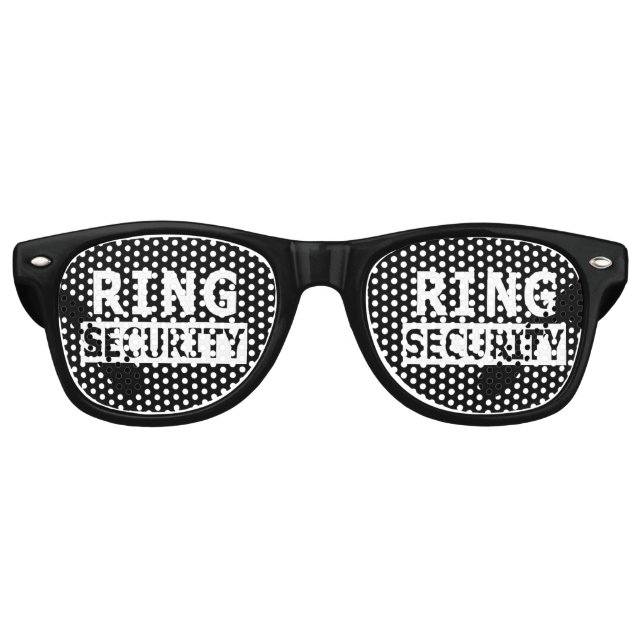 Ring Sicherheitsring Träger Geschenke Partybrille (Vorderseite)