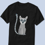 Ring Tails Lemur T-Shirt<br><div class="desc">Ein lustiger Ring gezänkter Lemur für Tierfreunde. Originelle Kunst von Nic Squirrell.</div>