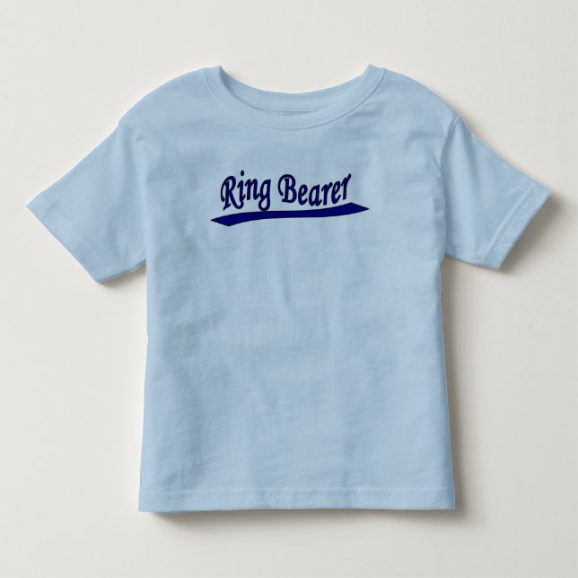 Ring-Träger-Baseball-Shirt Kleinkind T-shirt (Vorderseite)