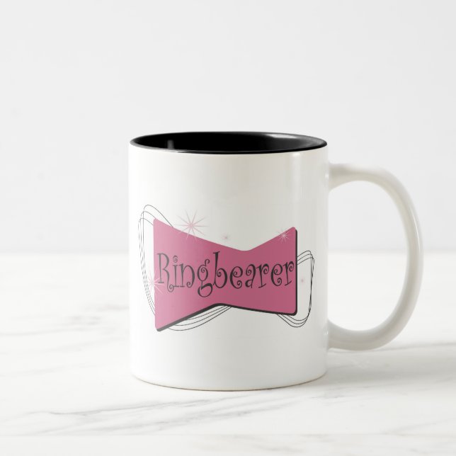 Ring-Träger-Tasse Zweifarbige Tasse (Rechts)