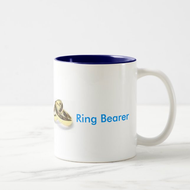 Ring-Träger Zweifarbige Tasse (Rechts)