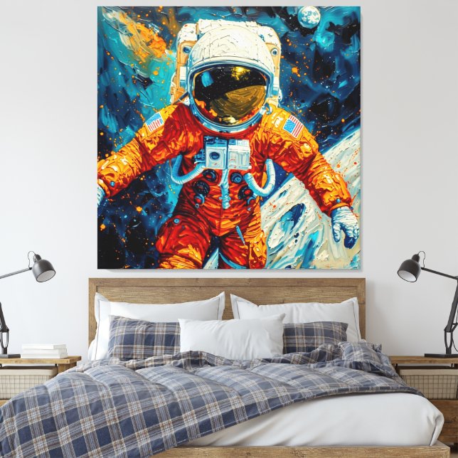 Ring um den Mond Leinwanddruck (Insitu (Schlafzimmer))