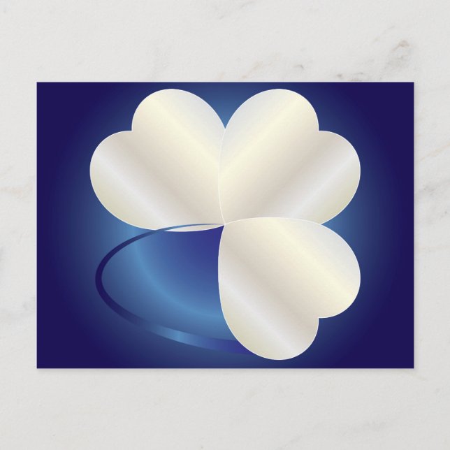 Ring von drei Herzen Postkarte (Vorderseite)