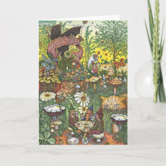 Ring-Zyklus-Gruß-Karte Karte