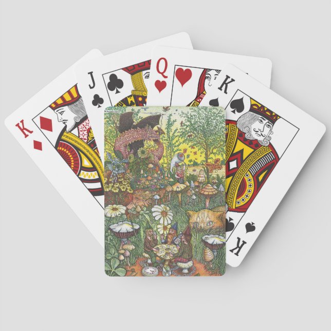 Ring-Zyklus-Spielkarten Spielkarten (Rückseite)