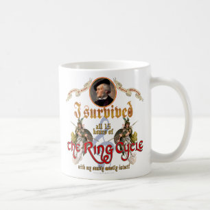 Ring-Zyklus-Überlebender Kaffeetasse
