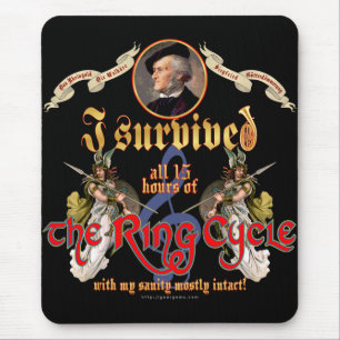 Ring-Zyklus-Überlebender Mousepad