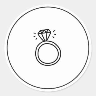 Ringaufkleber (Name hinzufügen) Runder Aufkleber