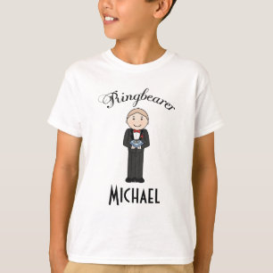 Ringbearer, das personalisiertes T-Shirt Wedding