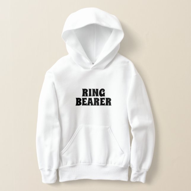 Ringbearer Elegant Classy Niedlich Wedding Gift 20 Hoodie (Ablage )