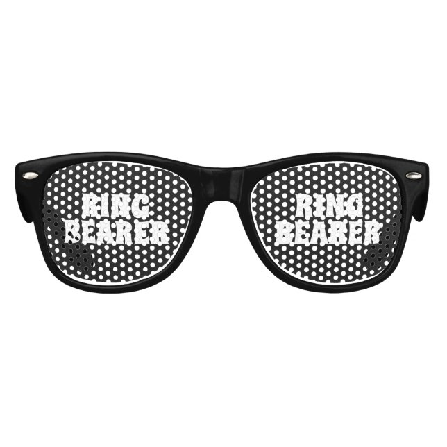 Ringbearer Stilistische Hochzeitsgeschenke Gefalle Partybrille (Vorderseite)