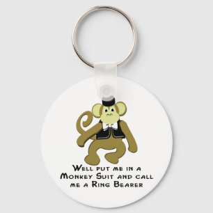 Ringbeerer/Affe Schlüsselanhänger