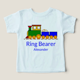 Ringbeerring Hochzeitszug mit dem Namen des Jungen