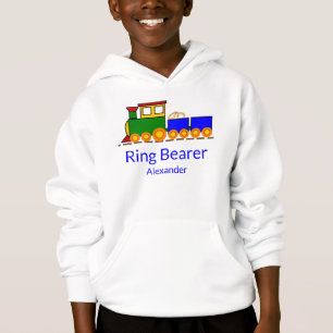 Ringbeerring Hochzeitszug mit dem Namen des Jungen Hoodie