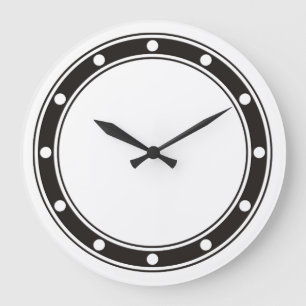 Ringe an der Uhr für Ihr Design schwarz