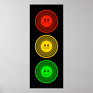 Ringed Moody Stoplight Poster