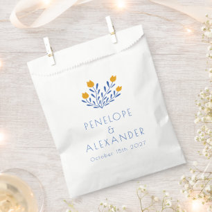 Ringelblume Blaue Volksblumen Hochzeit Geschenktütchen