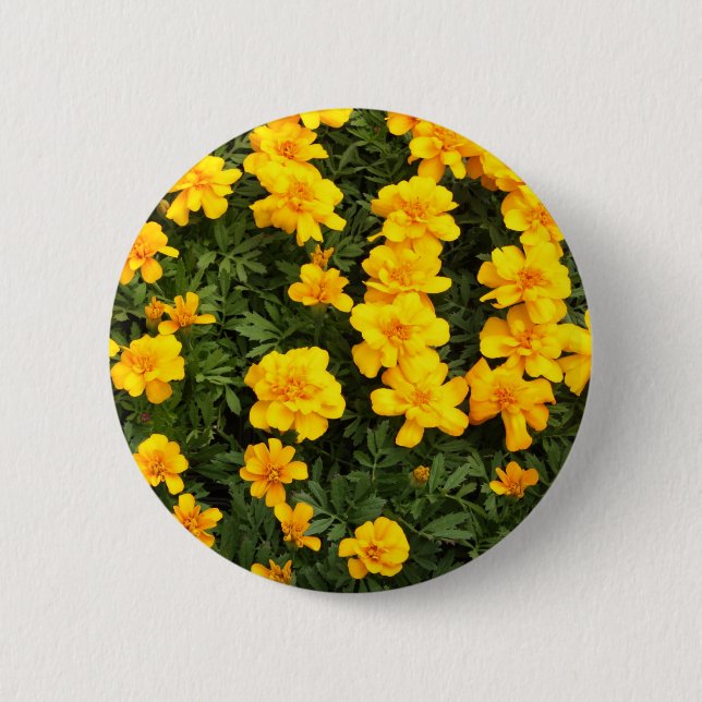 Ringelblumen-Blumen-Knopf-Abzeichen Button (Vorderseite)