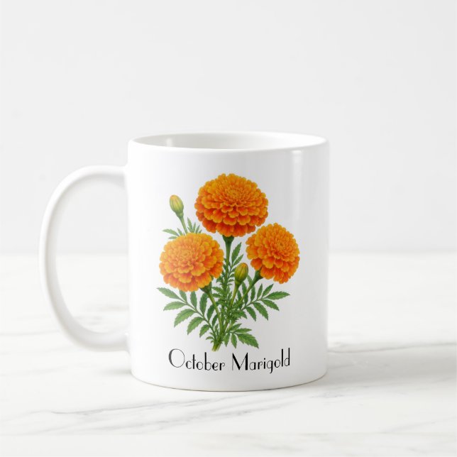 Ringelblumen im Oktober Kaffeetasse (Links)