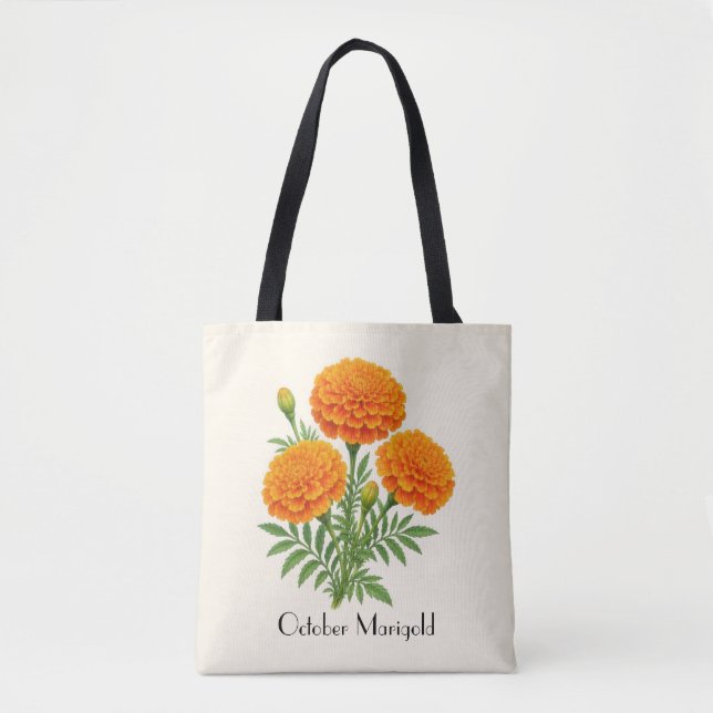 Ringelblumen im Oktober Tasche (Vorderseite)