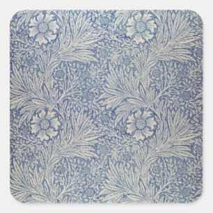 "Ringelblumen" Tapetenentwurf, 1875 Quadratischer Aufkleber