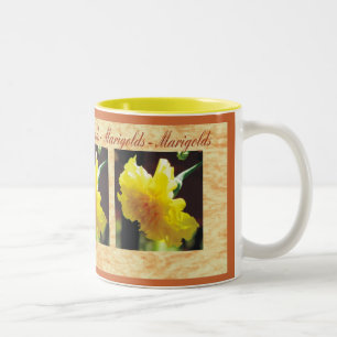 Ringelblumen-Tasse Zweifarbige Tasse