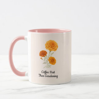 Ringelblumenstrauß-Kaffeetasse Tasse