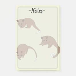 Ringelschwanzpossums Post-it Klebezettel