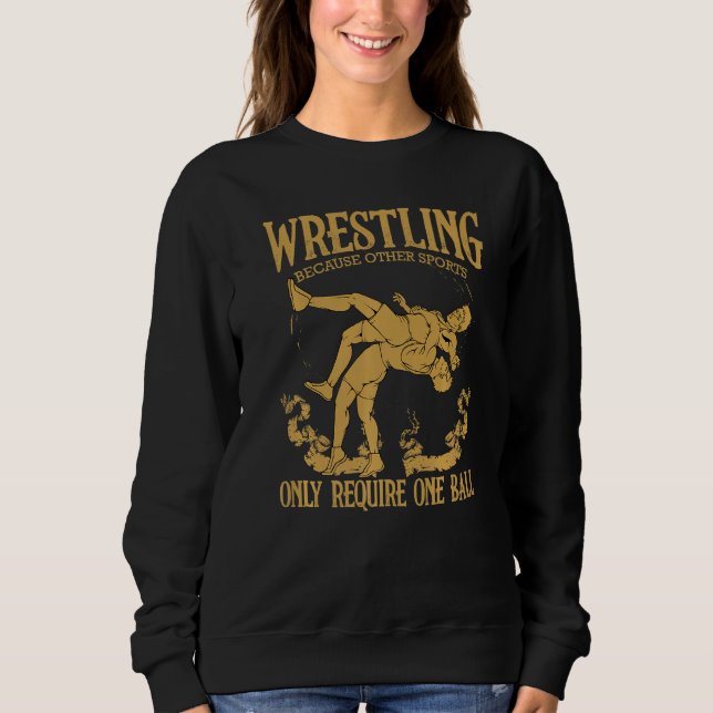 Ringen  Martial Kampf Krieger Kopfstoß Sweatshirt (Vorderseite)