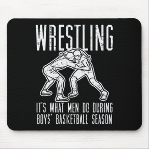 Ringen Was Männer während Jungen Sketll Lustiger W Mousepad