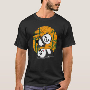 Ringende Pandas Chinesische Bambus fressende Tiere T-Shirt
