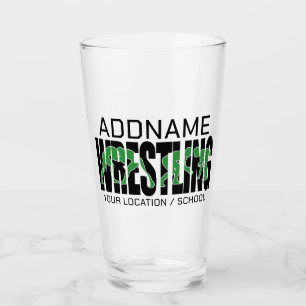Ringer-Mannschaft ADD TEXT Schule Varsity-Ringer Glas