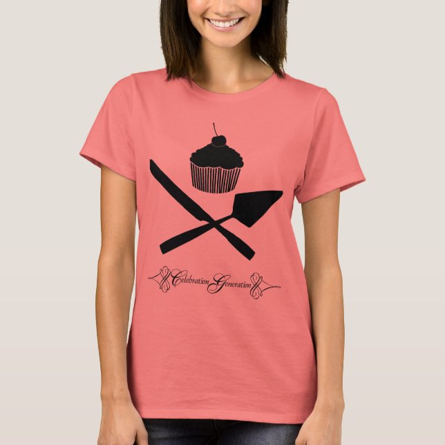 Ringer mit weißem Logo T-Shirt (Vorderseite)