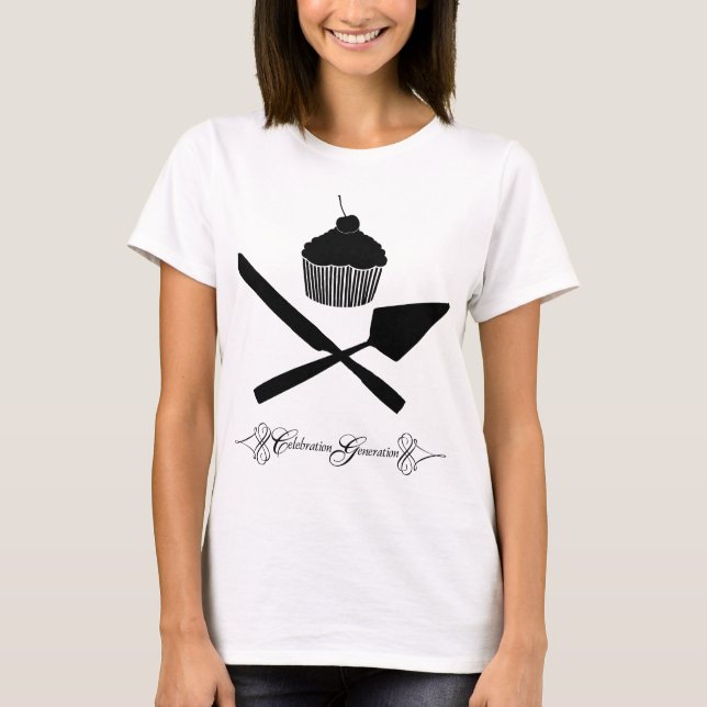 Ringer mit weißem Logo T-Shirt (Vorderseite)