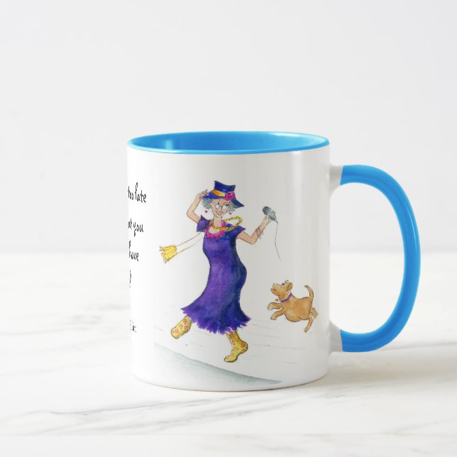 Ringer-Tasse "Nie zu spät" Tasse (Rechts)