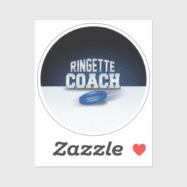 'Ringette Coach' Aufkleber