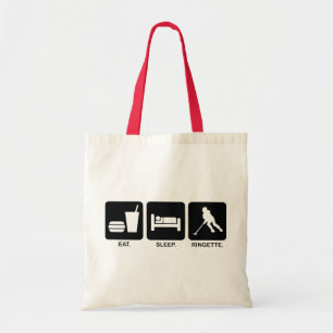 Ringette "essen Sie Schlaf Ringette" Tragetasche