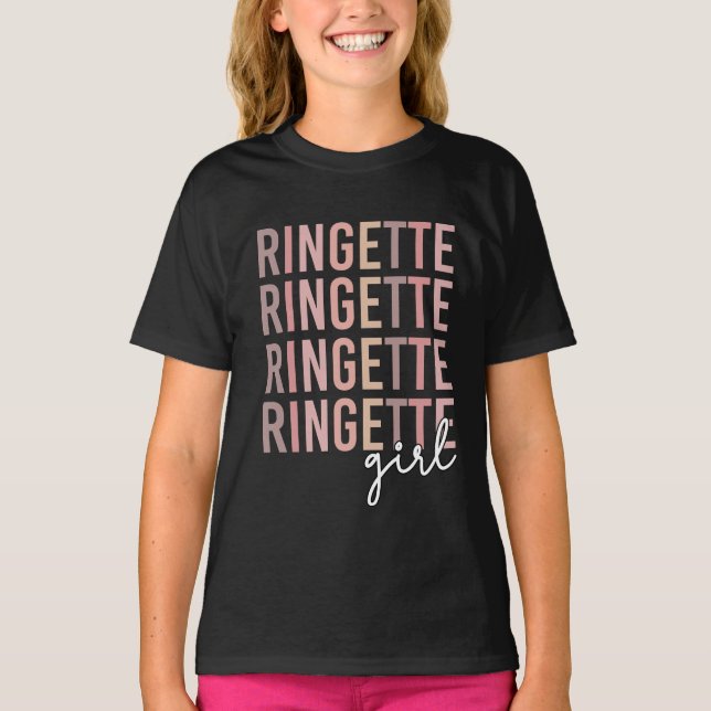 Ringette Girl | Geschenke für Ringette Player T-Shirt (Vorderseite)