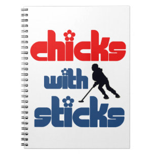 Ringette "Küken mit Stock-" gewundenem Notizbuch Notizblock