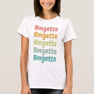 Ringette Niedlich Retro Ringette Player Geschenke T-Shirt