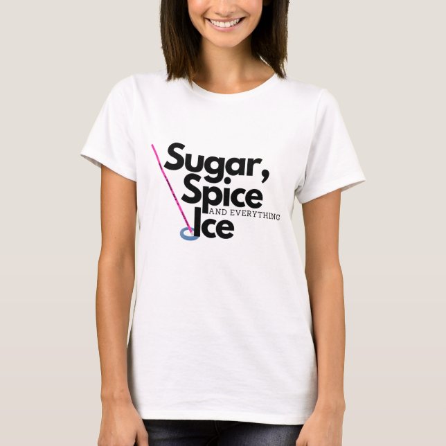 Ringette - Zucker, Gewürz, Eis T-Shirt (Vorderseite)