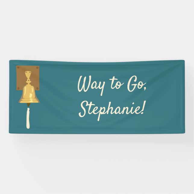 Ringing Cancer Bell, beendet Behandlung Banner (Horizontal)