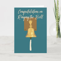 Ringing Cancer Bell, beendet Behandlung