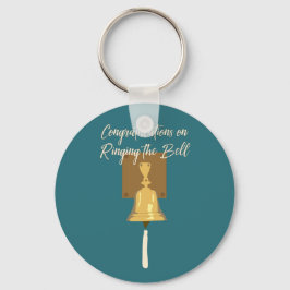 Ringing Cancer Bell, beendet Behandlung Schlüsselanhänger