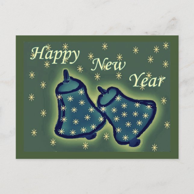 Ringing In the Year Postkarte (Vorderseite)