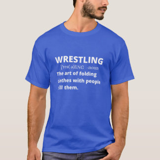 Ringkampf Definition Substantiv Sport-Sypography L T-Shirt