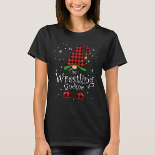 Ringkampf-Gnom Büffel-Karo passend Familie Weihnac T-Shirt