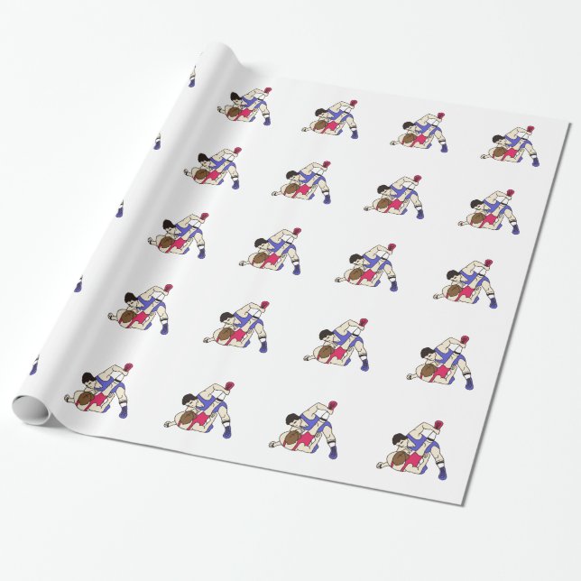 Ringkämpfer Geschenkpapier (Ungerollt)