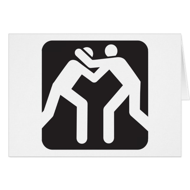 Ringkämpfer-Ikone (Vorderseite (Horizontal))